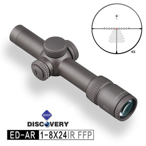 新款发现者ED-AR 1-8X24IR前置风偏分化瞄准镜高清抗震速瞄34MM管径大视野户外